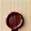 Close-up of a professional legal seal on parchment paper